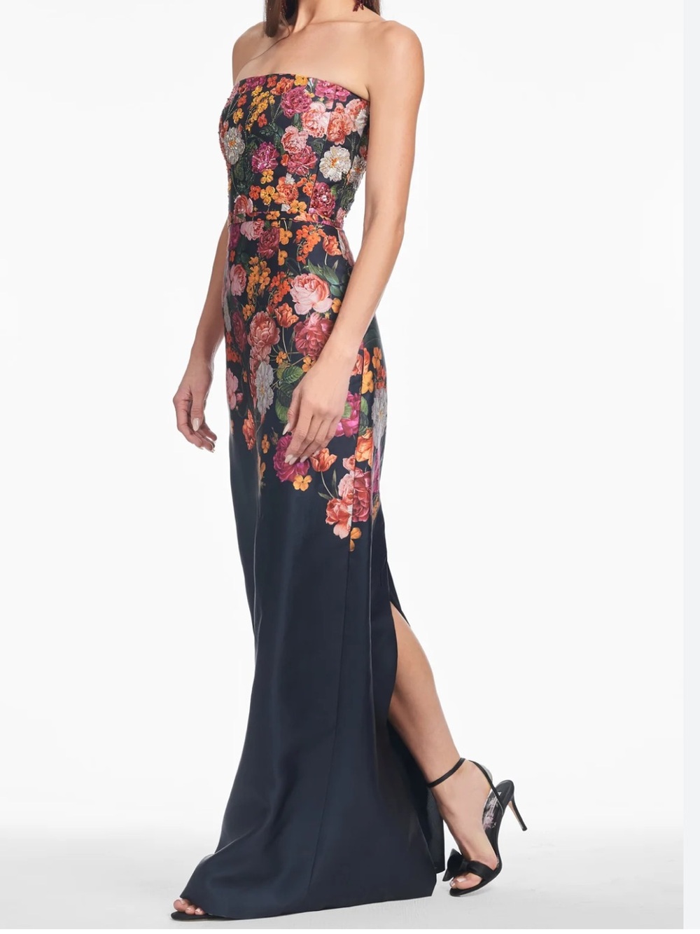Sachin & Babi Embellished Sabine Gown - Midnight Magic Blooms Size 2
